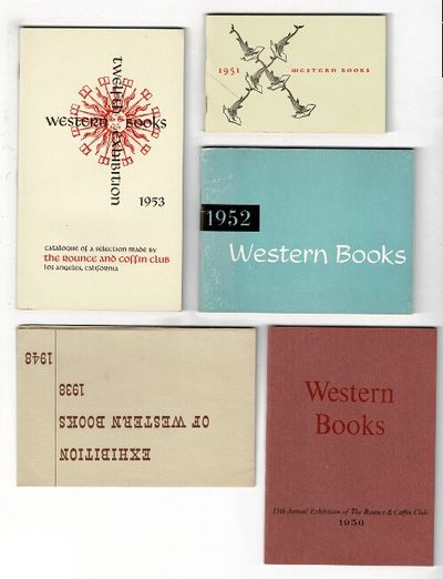 Collection of 25 pieces from the annual Rounce & Coffin Club Western Books exhibition catalogues