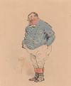 Original "Kyd" Drawing from Charles Dickens, "Pickwick Papers.