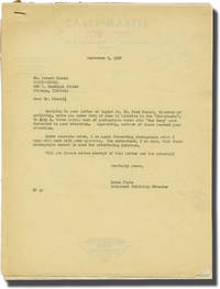 Archive of letters from the Hal Roach Studios relating to &quot;Our Gang&quot; promotions and promotional products by Roach, Hal (producer) - 1937