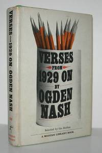 image of VERSES FROM 1929 ON
