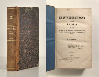 Konstanteckningar under en resa år 1849 från Lund…
