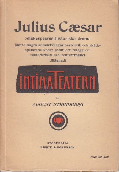 Julius Cæsar. Shakespeares historiske drama jämte…