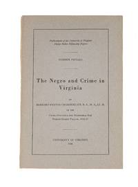 The Negro and Crime in Virginia