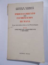 Procesamiento de información humana. Una introducción a la psicología....