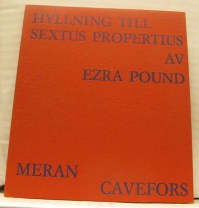 Hyllning till Sextus Propertius.