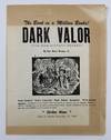 [Prospectus and Order Form for the Novel, Dark Valor (The Man History Forgot)]