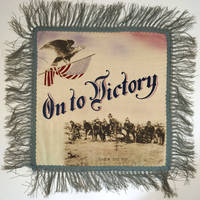 &quot;On To Victory.  Over The Top&quot;.  WWI Souvenir Pillow Cover - 