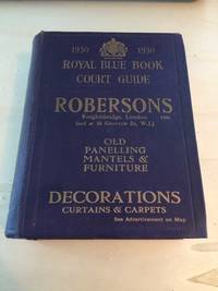image of Royal Blue Book: Court and Parliamentary Guide, 1930