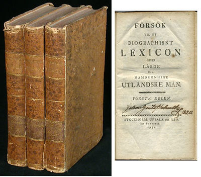 Försök til et biographiskt lexicon öfver lärde…
