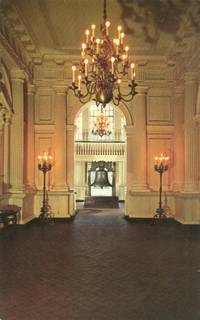 Hallway, Independence Hall, Philadelphia, Pa - unused Postcard