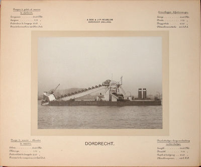 Dredge Photographs. Dordrecht (Holland): A. Bos & J. P. Heijblom, [c. 1910].