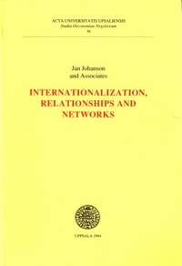 Internationalization, Relationships and Networks.