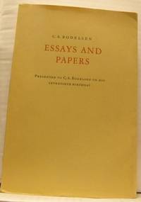 Essays and Papers. Presented to C. A. Bodelsen on…