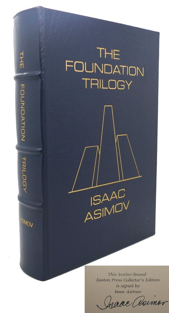 THE FOUNDATION TRILOGY Easton Press by Isaac Asimov Signed First