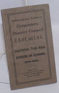 image of Constitution, Trade Rules and Jurisdiction Agreements. 1916-1919