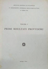 image of Primi Risultati Provvisori, Vol. I