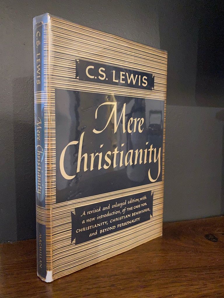 Mere Christianity By C S Lewis Hardcover 11th Printing 1960 1943 From Refuge Books Used Rare Sku
