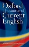 Oxford Thesaurus of Current English