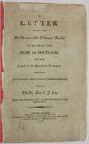 A LETTER FROM THE RT. HONOURABLE EDMUND BURKE TO HIS GRACE THE DUKE OF PORTLAND, ON THE CONDUCT OF THE MINORITY IN PARLIAMENT, CONTAINING FIFTY-FOUR ARTICLES OF IMPEACHMENT AGAINST THE RT. HON. C.J. FOX. FROM THE ORIGINAL COPY, IN THE POSSESSION OF THE NOBLE DUKE