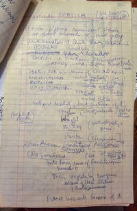 AUTOGRAPH MANUSCRIPT: Naropa Lectures