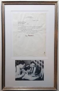 Framed Typed Letter Signed on personal stationery by GERSHWIN, Ira (1896 - 1983) - 1967