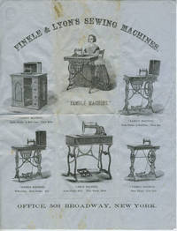 image of Finkle & Lyon's Sewing Machine. Broadside