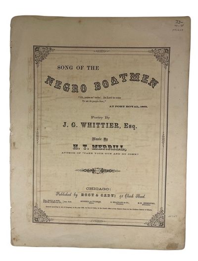 Song of the Negro Boatmen