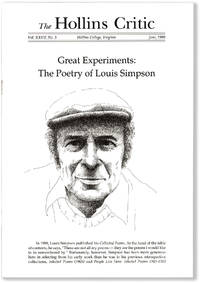 Louis Simpson. Great Experiments: The Poetry Of Louis Simpson