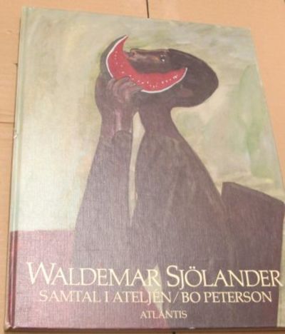 Waldemar Sjölander. Samtal i ateljén. Med…