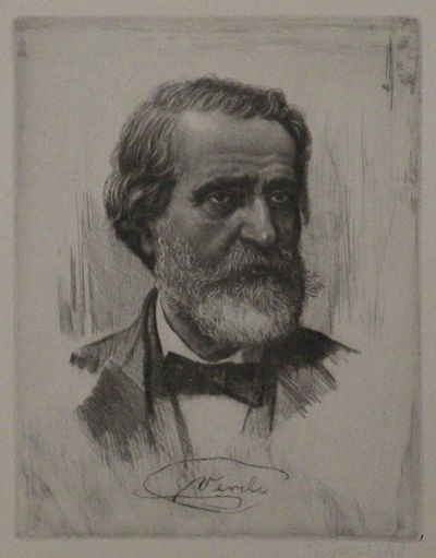 Soft ground bust-length etching by Ferdinand Michl (1877-1951)