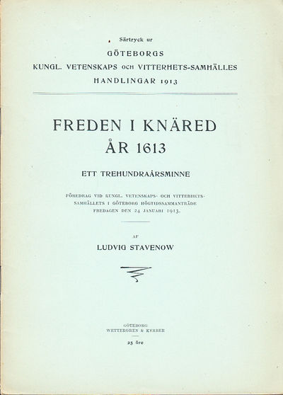 Freden i Knäred 1613. Ett trehundraårsminne.…