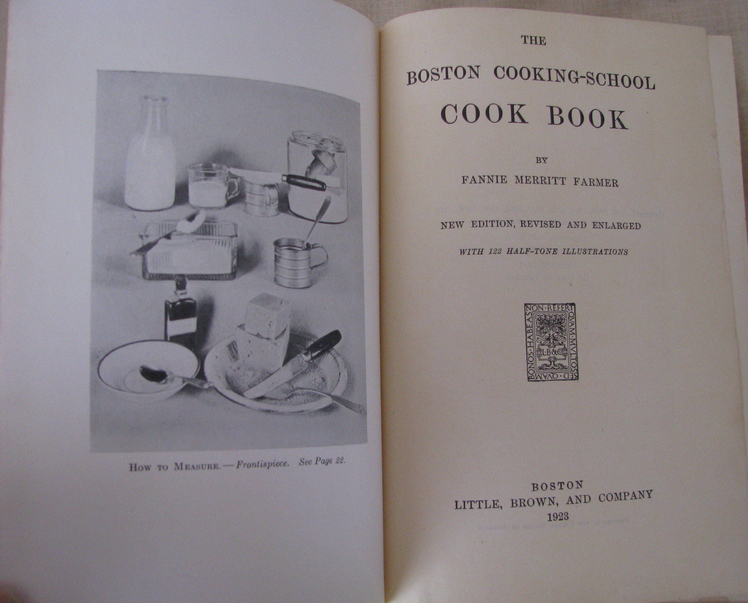 The Boston CookingSchool Cook Book by Fannie Merritt Farmer