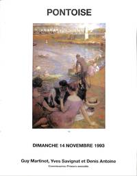 Vente 14 Novembre 1993 : l' École De Pontoise Auvers-Sur-oise et La Peinture Française Des… by HOTEL DES VENTES - PONTOISE
- from Frits Knuf Antiquarian Books (SKU: 78946)