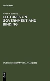 Lectures on Government and Binding: The Pisa Lectures