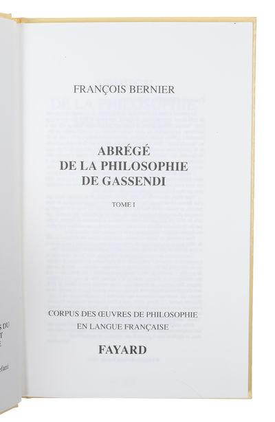 Abrege de la Philosophie de Gassendi. 7 vols. (photo 3)