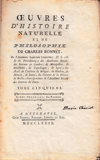 cover of Considération sur les Corps Organisés (Ou l'on a rassemblé en abrége tout ce que l'Histoire Naturelle offre de plus certain & de plus intéressant sur ce sujet)