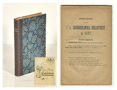 Förteckning öfver f.d. Cederhielmska biblioteket…