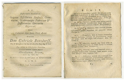 Dissertatio academica, organa insectorum sensoria…