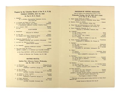 Music Festival Program: Fourth Annual...; (photo 1)