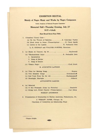 Music Festival Program: Fourth Annual...; (photo 2)