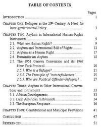 cover of INTERNATIONAL LEGAL PROTECTION OF ASYLYM