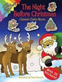 image of The Night Before Christmas: Coloring and Sticker Fun! (Dover Holiday Coloring Book)