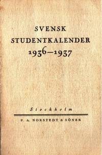 Svensk studentkalender 1936-1937. Sjätte årgången.