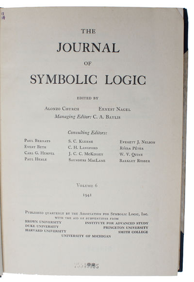 On The Calculus Of Relations (In: "The Journal Of Symbolic Logic"). (photo 2)