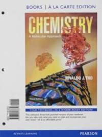 Chemistry: A Molecular Approach, Books a la Carte Plus MasteringChemistry with eText -- Access Card Package (3rd Edition) by Nivaldo J. Tro - 2013-01-21