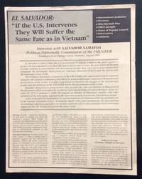 El Salvador: "If the US intervenes they will suffer the same fate as in Vietnam." Interview with Salvador Samayoa, Political-Diplomatic Commission of the FMLN / FDR