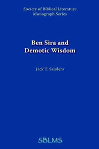 Ben Sira and Demotic Wisdom