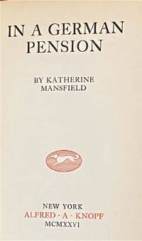 In a German Pension by Katherine Mansfield - 1926