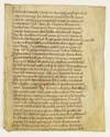 A NEARLY COMPLETE VELLUM MANUSCRIPT LEAF WITH TEXT FROM THE LIFE OF ST. TAURIN.