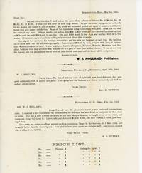 Publisher's Circular to Reseller's re Album pricing